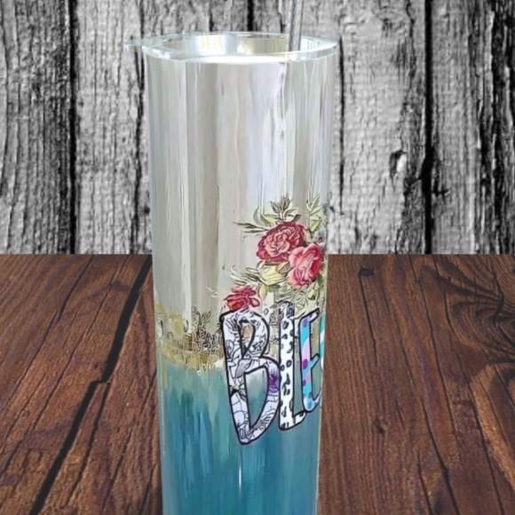 Simply Blessed 20 oz Skinny Tumbler - Picture 3 of 4